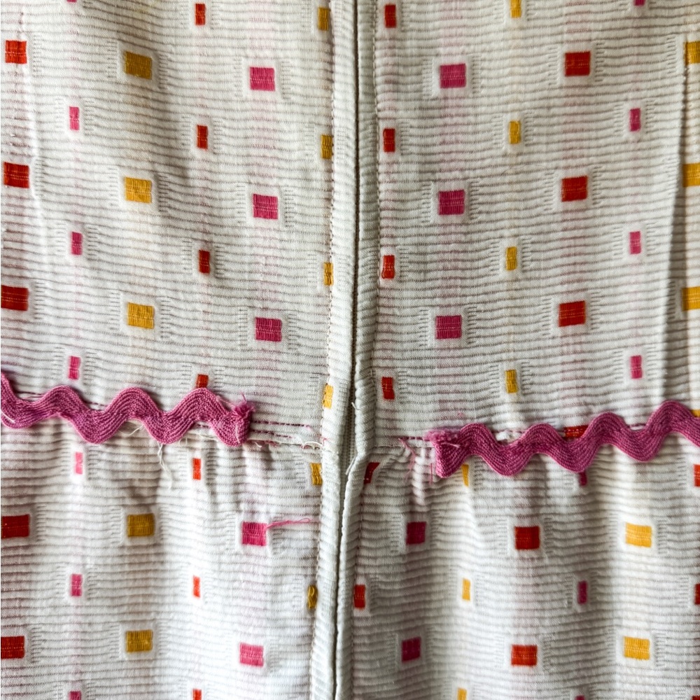 Handmade 1970s Maxi Dress with Ric Rac Trim - Picture 5 of 5
